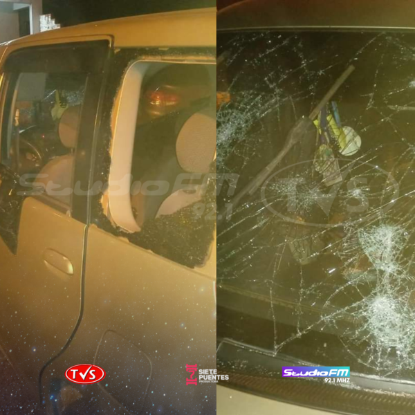 POR CELOS, UN HOMBRE GOLPEÓ A SU PAREJA LE DESTRUYÓ EL AUTO. - TVS