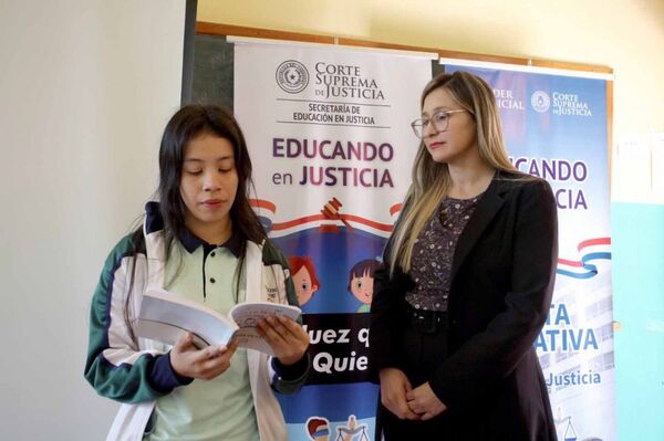Estudiantes de instituciones educativas de Repatriación participaron de jornadas de Educando en Justicia
