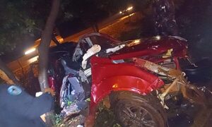 Violento accidente deja un hombre en estado grave