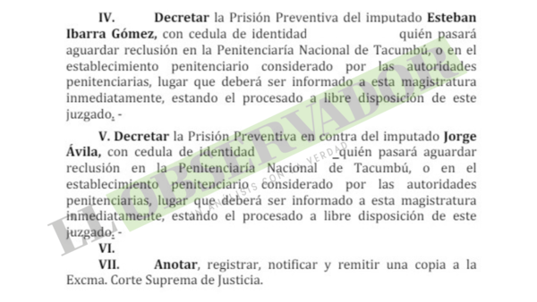 Guardiacárceles son remitidos a prisión preventiva por asociación criminal y cohecho