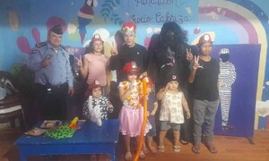 Policías acompañaron San Juan en albergue de niños en Asunción – Prensa 5