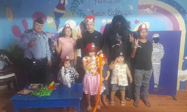 Policías acompañaron San Juan en albergue de niños en Asunción – Prensa 5