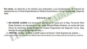 Defensa no pudo demostrar resentimiento, por lo que juez es confirmado en causa de supuesto desvío en la Gobernación de Central
