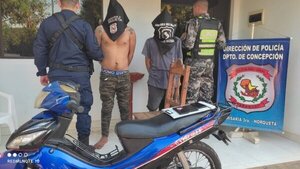 Detienen a dos hombres por hurto agravado en Horqueta