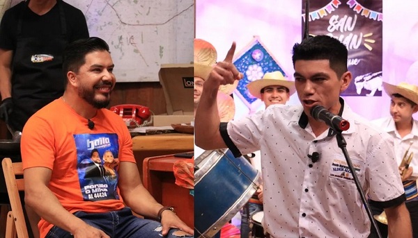 Inesperado; Carlos Portillo y Alder Alcides bailando el "Pericón" - Teleshow