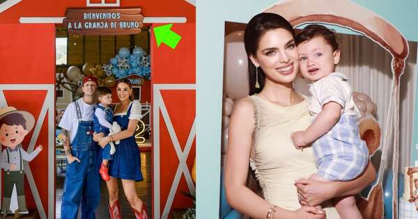 La Nación / ¿Stephi Stegman copió la temática de cumpleaños de Marquito Jr?