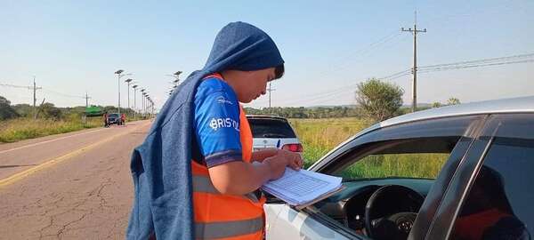 Inician encuesta vial para determinar peaje en ruta PY01, acceso Carapeguá-Paraguarí - Nacionales - ABC Color