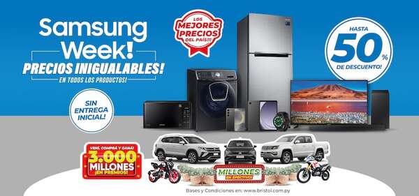 Llegó Samsung Week a Bristol con descuentos de hasta el 50% - Negocios - ABC Color
