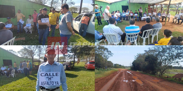 VECINOS PIDEN ASFALTADO PARA LA CALLE H ENTRE GRAL. ARTIGAS Y FRAM - Itapúa Noticias
