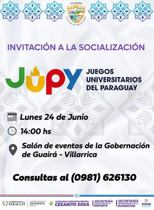 Socializan hoy los Juegos Universitarios del Paraguay