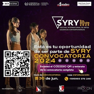 Festival Syry convoca a talentos de artes escénicas contemporáneas