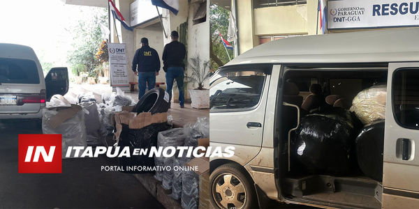 INCAUTARON VEHÍCULO CON MERCADERÍAS APARENTEMENTE DE CONTRABANDO EN TRINIDAD - Itapúa Noticias