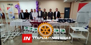 ROTARY CLUB ENCARNACIÓN ENTREGÓ IMPORTANTE DONACIÓN AL HRE - Itapúa Noticias