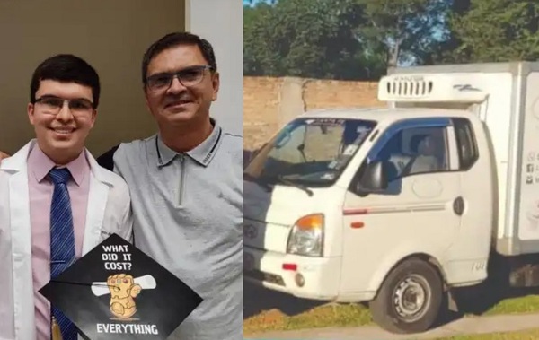 Papá sortea su camión para que su hijo pueda estudiar - Noticiero Paraguay