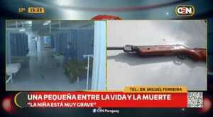 ¡Terrible! Una beba recibió un balazo en la cabeza