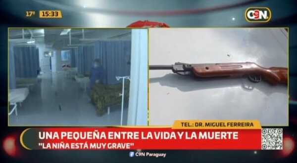 ¡Terrible! Una beba recibió un balazo en la cabeza
