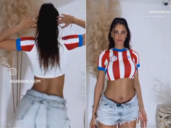 (VIDEO). Mirá el apoyo que da una ex Miss a la Albirroja