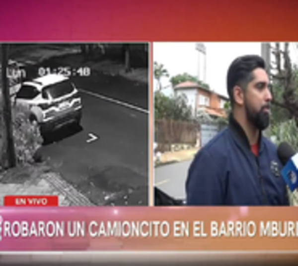 Robo de camión en el barrio Mburicaó - Paraguay.com