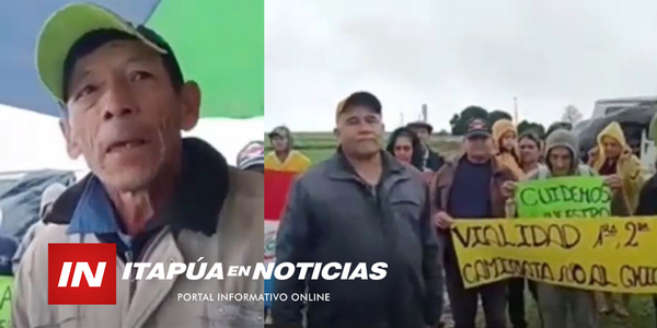 VECINOS DEL ALTO VERÁ SE MANIFESTARON EN CONTRA DE UN CRIADERO DE CERDOS - Itapúa Noticias
