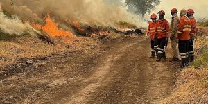 Brasil: decretan emergencia por incendios en estado fronterizo con Paraguay
