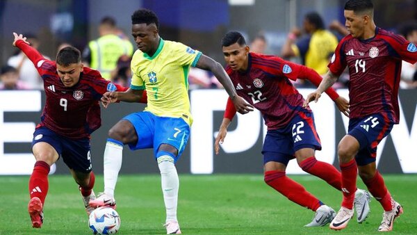 La primera sorpresa: Brasil no pudo ante Costa Rica