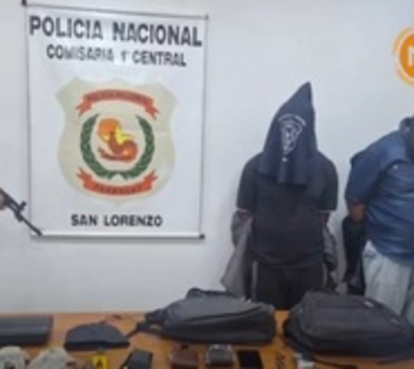 Frustrado asalto a bodega de San Lorenzo dejó dos sujetos detenidos - Paraguay.com