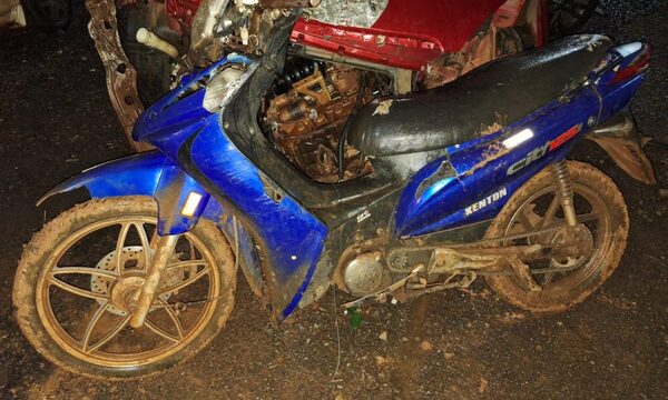 Recuperan motocicleta robada y detienen a presunto autor