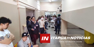 MÁS DE 500 ATENCIONES DURANTE EL FIN DE SEMANA EN EL HOSPITAL REGIONAL DE ENCARNACIÓN - Itapúa Noticias