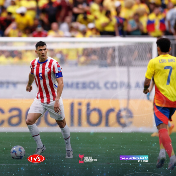 PARAGUAY CAYÓ 2 X 1 CONTRA COLOMBIA EN SU DEBUT EN LA COPA AMÉRICA - TVS