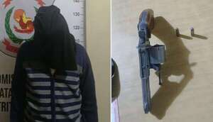 Amenazó de muerte a su pareja con un revolver y terminó detenido - Policiales - ABC Color