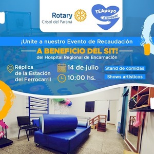 Rotary Crisol del Paraná invita a su gran actividad a beneficio del HRE