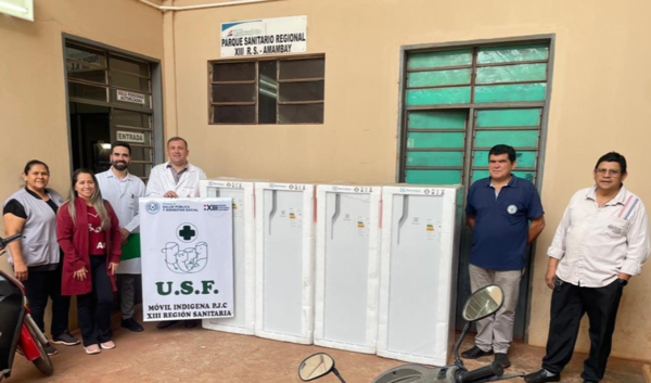 Ministerio de Salud entrega equipos a USFs de Amambay - Oasis FM 94.3
