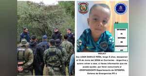 Interpol Paraguay colabora con Argentina en investigación por desaparición de Loan Peña