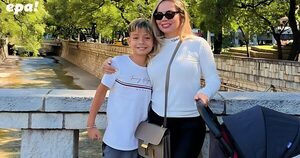 Dahiana Bresanovich le cumple el sueño xeneize a su hijo Nachito