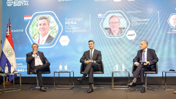 Peña destacó a Paraguay como "el centro de la evolución digital" en la cumbre de Certal - trece