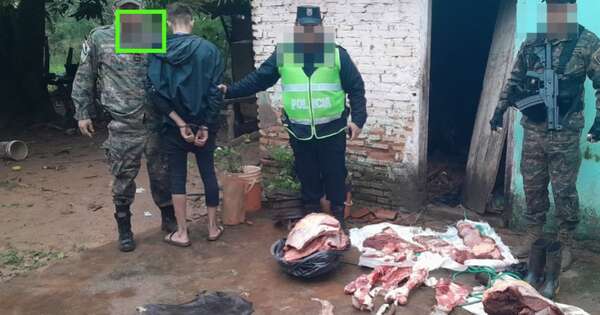 Diario HOY | Con las manos en la vaca: abigeo detenido con 120 kilos de carne