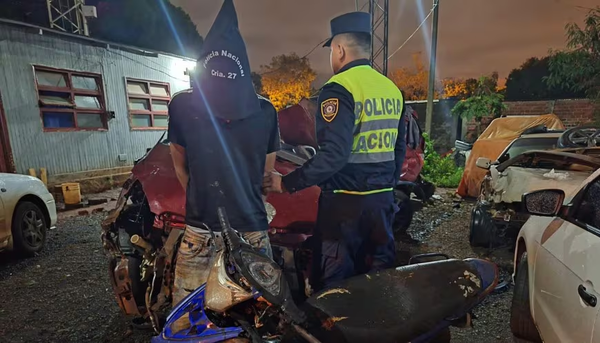 Salió de la cárcel, le robó la moto a su exnovia y quedó detenido de nuevo - Noticiero Paraguay