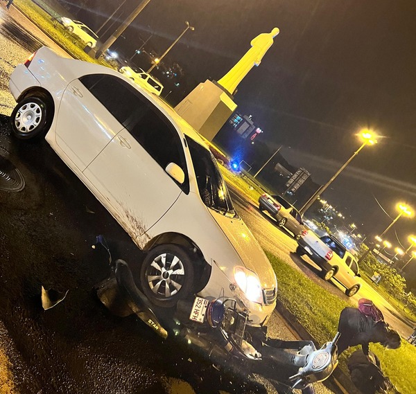 Otro accidente de tránsito sobre la ruta PY01 en el acceso a Encarnación