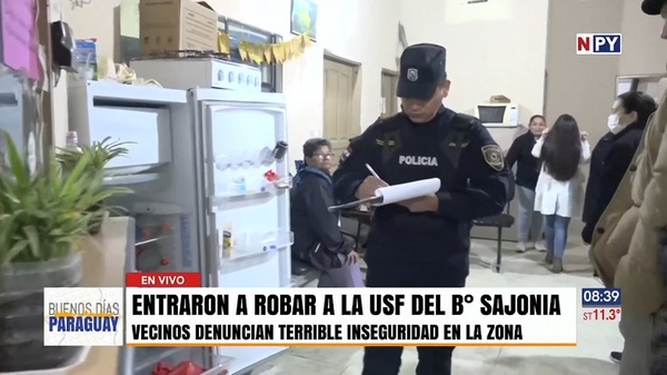USF de Sajonia fue vaciada por ladrones - Noticias Paraguay