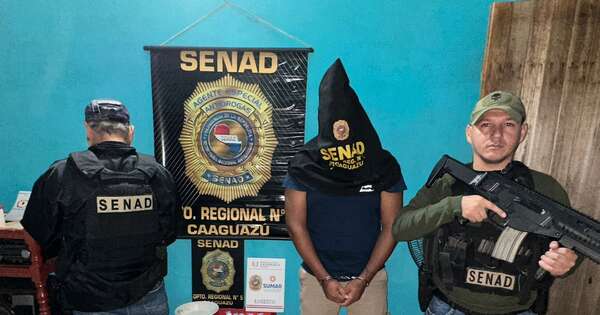 Diario HOY | Capturan a joven que fraccionaba cocaína en Caaguazú