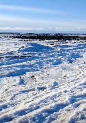 VIDEO: El mar se congela en Tierra del Fuego por el frío extremo  - Mundo - ABC Color