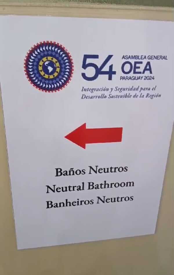 Ni para damas ni caballeros…Reclamos ciudadanos por baños neutros en la Asamblea General de la OEA