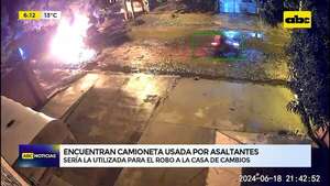 Video: Encuentran camioneta usada por asaltantes - ABC Noticias - ABC Color