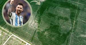 La Nación / Recuerdan el tributo a Messi en cultivos de maíz de Argentina