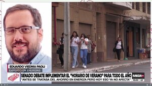 Experto en temas energéticos afirma que si es por consumo eléctrico no se justifica mantener un solo horario  - Megacadena - Diario Digital