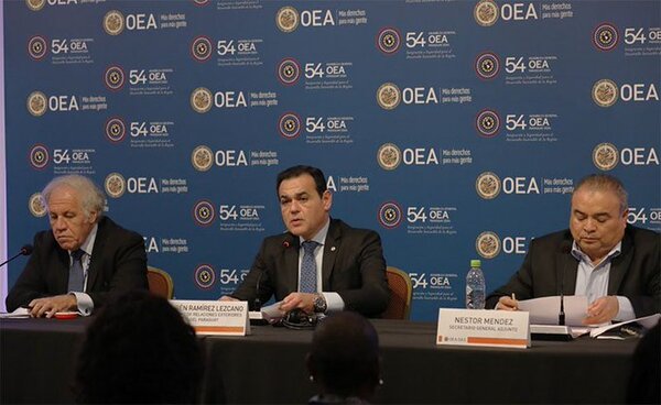Sesión inaugural de la 54º asamblea general de la OEA se realiza este miércoles en el BCP - MarketData