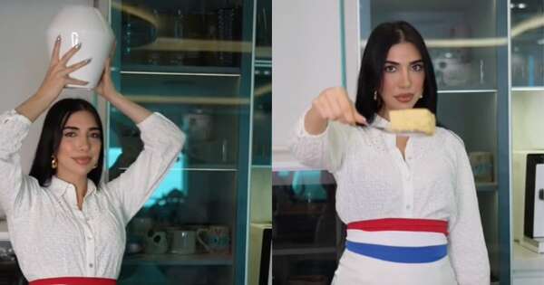 La Nación / Viral: la influencer Surthany Hejeij preparó sopa paraguaya