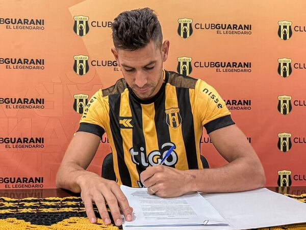 Guaraní anunció al primer refuerzo: Bruno Piñatares, de 34 años - Guaraní - ABC Color