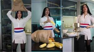 [VIDEO] ¡Famosa influencer internacional cocinó sopa paraguaya y fue viral!