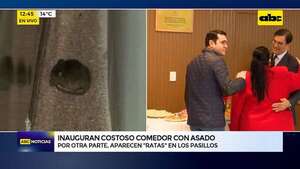 Parlamentarios interrumpen sesión para comer asado en nuevo comedor  - ABC Noticias - ABC Color